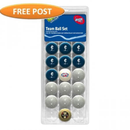Afl 16 Ball Pack - Carlton Blues