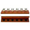 Cue Rack Wall 6 Clip Metal-Maple