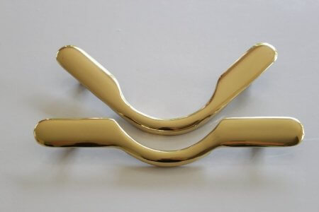 Pool Snooker Billiard Table Pocket Brackets Set Of 6 - Brass (1600)