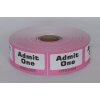 Admit One Tickets - 5 COLOUR'S 1000 tickets per roll