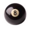 Crazy Eight Ball 2 Inch