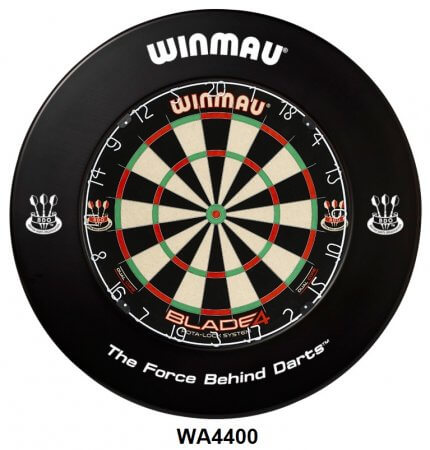  WINMAU DARTBOARD SURROUND BLACK    