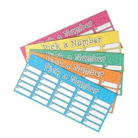 Pick A Number Card - 1 To 25