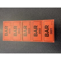 Bar Tickets (500 per pad)
