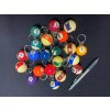 Key Ring - Assorted pool balls