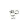 Alana Slot Lock Rings - Silver