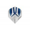 Winmau White Blue Design Prism Flights