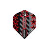 Winmau Alpha Prism flight Rockstar - black/grey/red