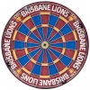 Afl Team Dartboard - Brisbane Lions