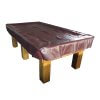7 Foot Fitted Pool Table Cover Heavy Duty - Burgundy