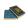 Triangle Pool Billiards Snooker Pool Cue Chalk Triangle Packs - Blue - 12 Pieces