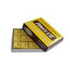 Pioneer Billiard Snooker Pool Cue Tip Chalk - Gold - 12 Pieces