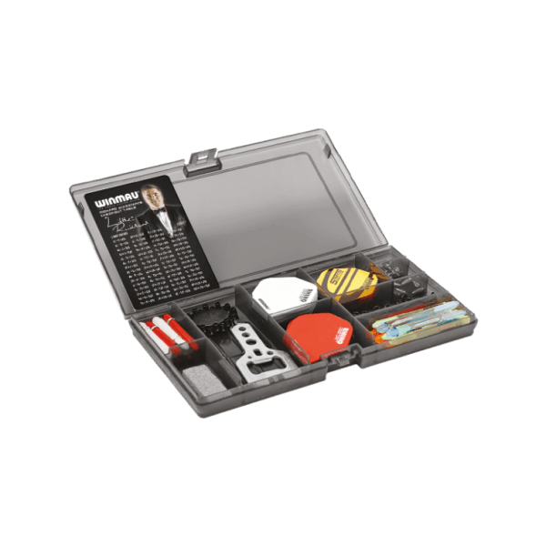 Kit D'accessoires WINMAU Pour Fléchettes - Ensemble Entraînement, Anneaux Progressifs, Tiges, Ailettes, Cible